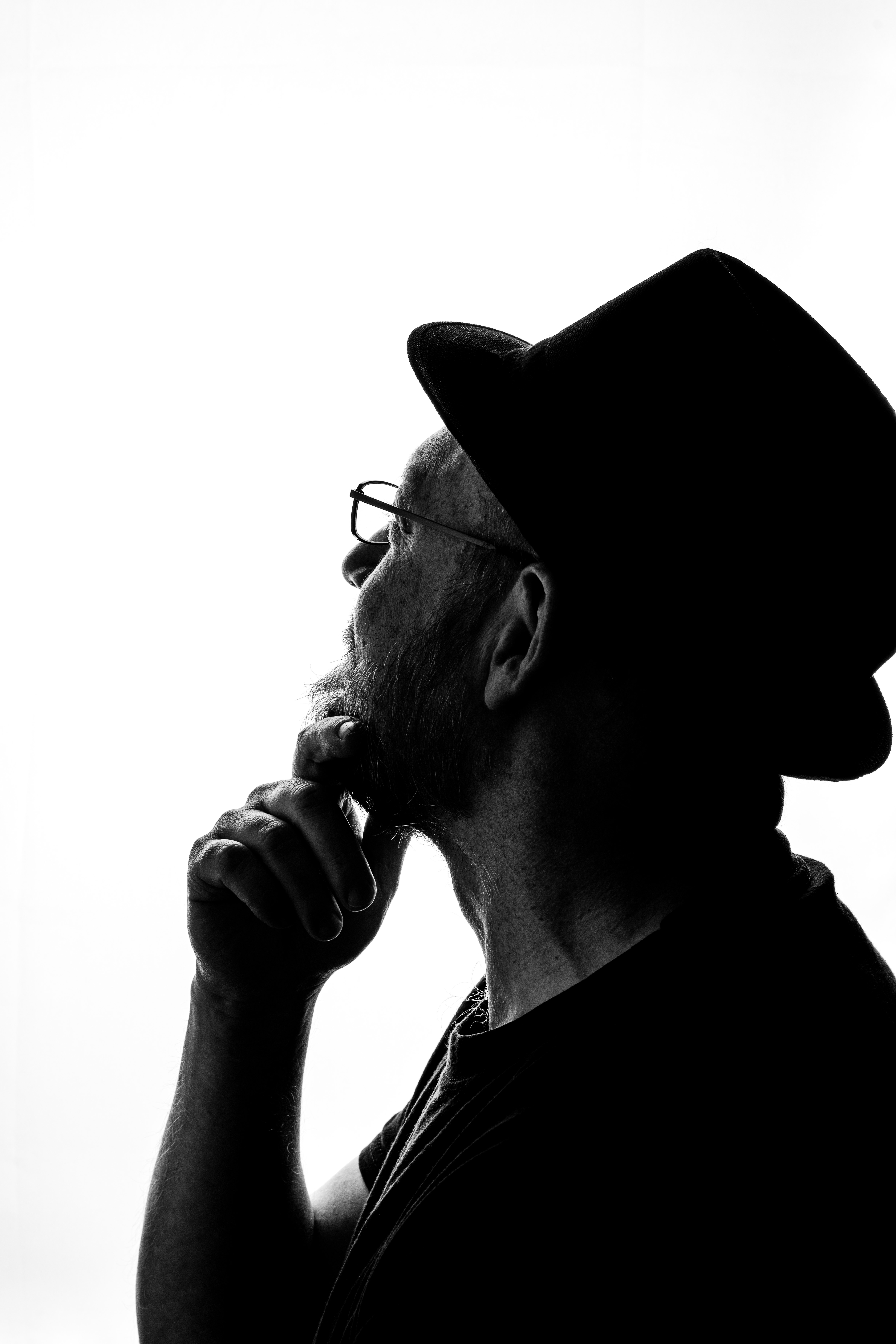 Bild Silhouette Portr&auml;t